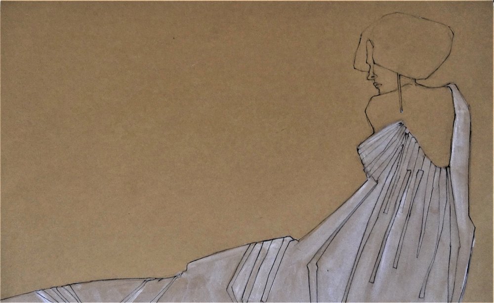 Elegant Fashion Silhouette by Doris Schmitz