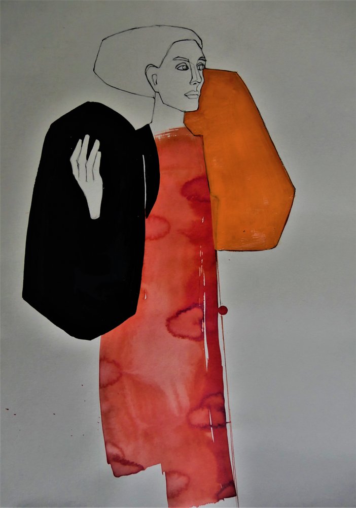 Modern Fashion Figure by Doris Schmitz