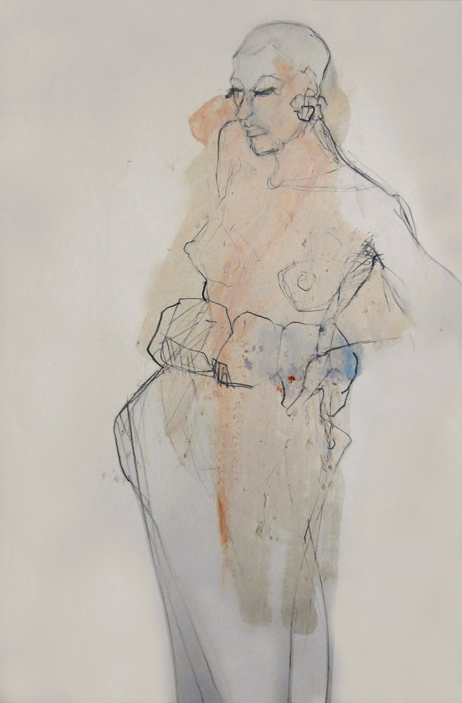 Serene Female Figure by Doris Schmitz