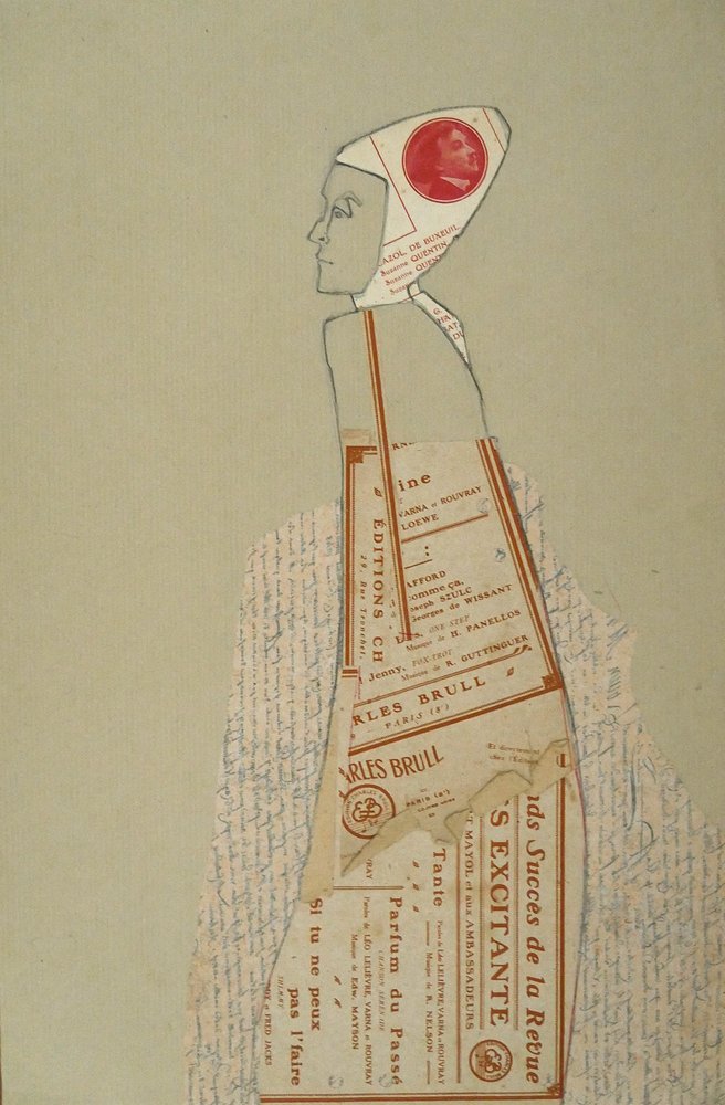 Stylized Paper Portrait by Doris Schmitz