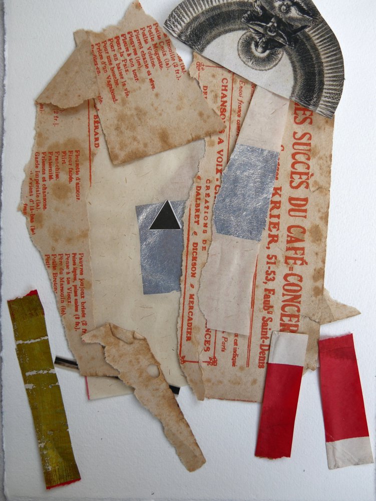 Vintage Paper Collage by Doris Schmitz