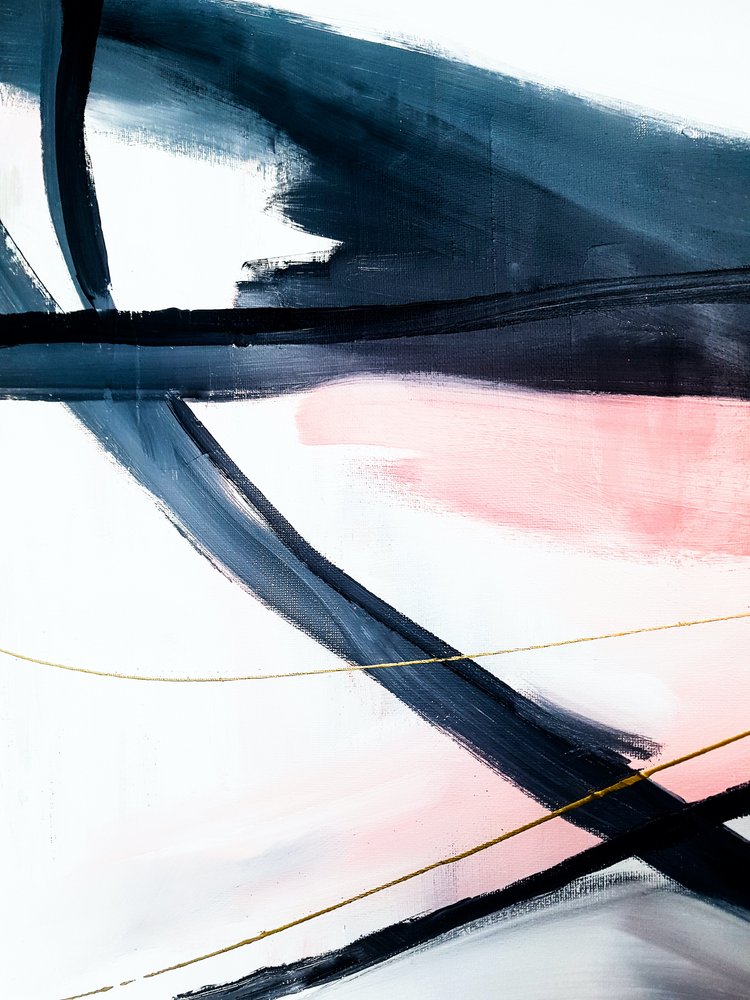 Abstract Gold Lines Flow by Ejaaz Haniff