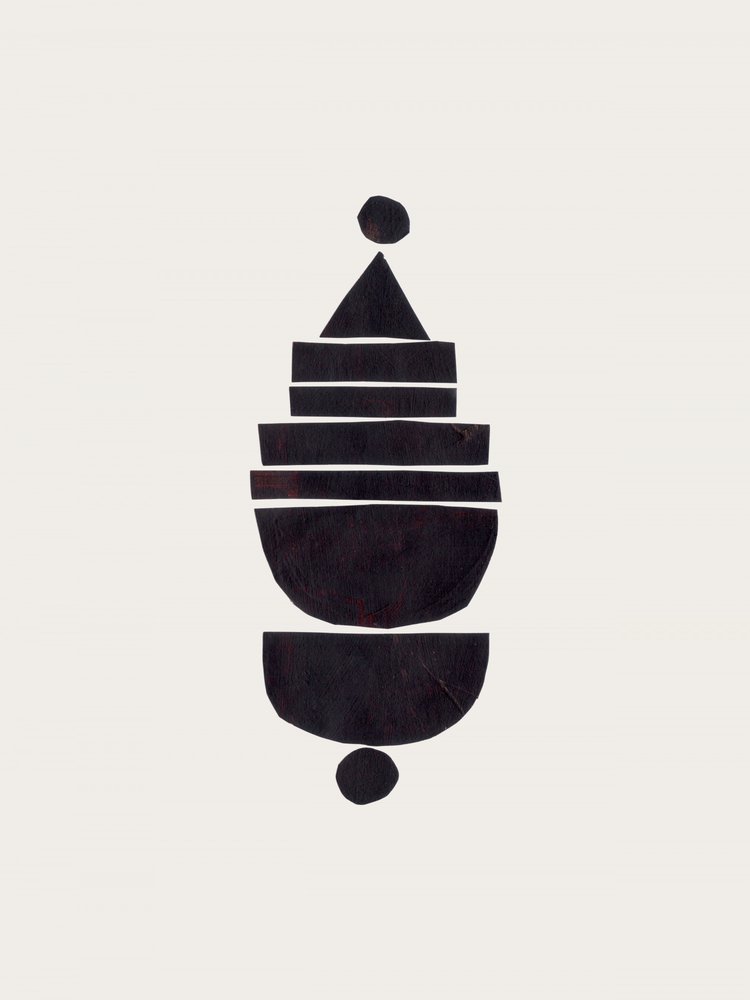 Black Geometric Balance by Ejaaz Haniff