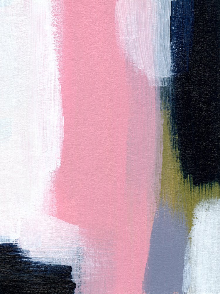 Modern Pink Color Blocks by Ejaaz Haniff