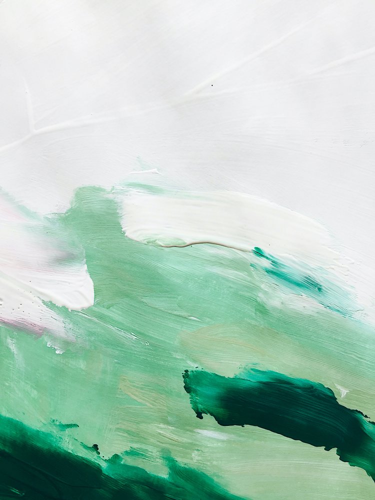 Organic Green Abstract by Ejaaz Haniff