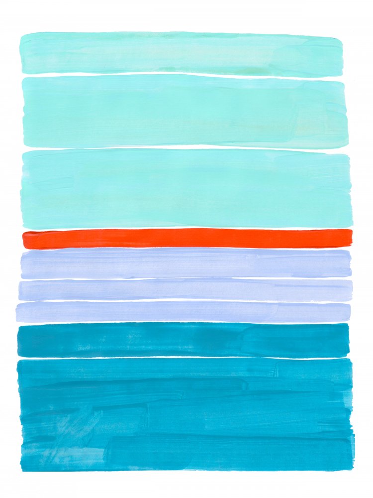 Vibrant Horizontal Stripes by Ejaaz Haniff