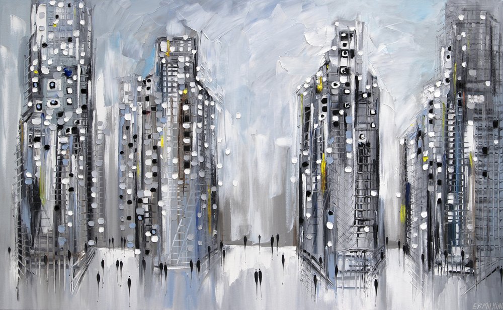 Abstract Cityscape by Ekaterina Ermilkina