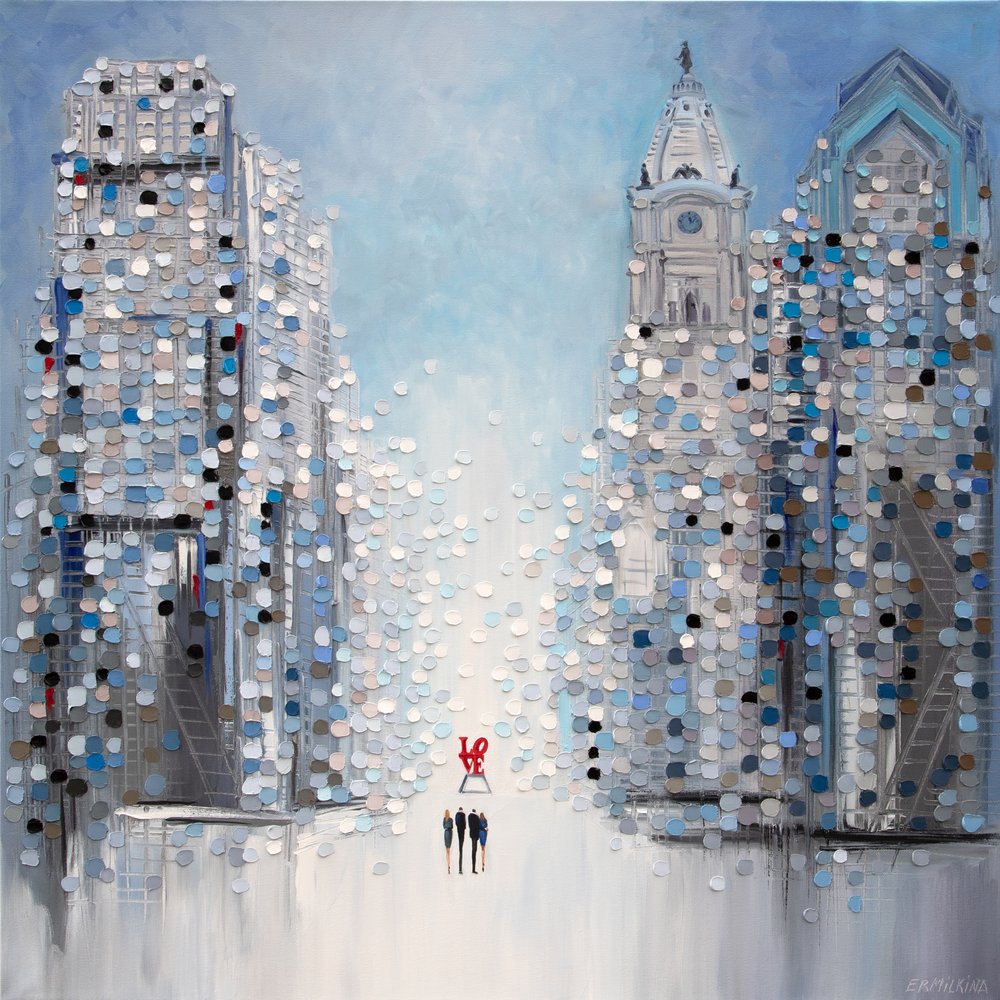 Philadelphia Love Street by Ekaterina Ermilkina