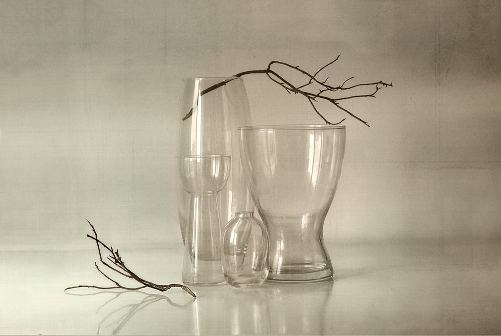 Serene Glass Still Life by Elena Arjona