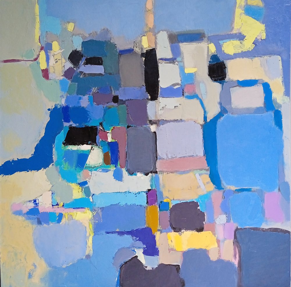Colorful Abstract Blocks by Elena Shraibman