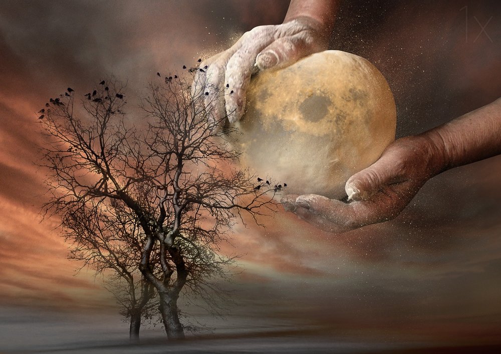 Creating The Moon by Elisaveta Jordanova