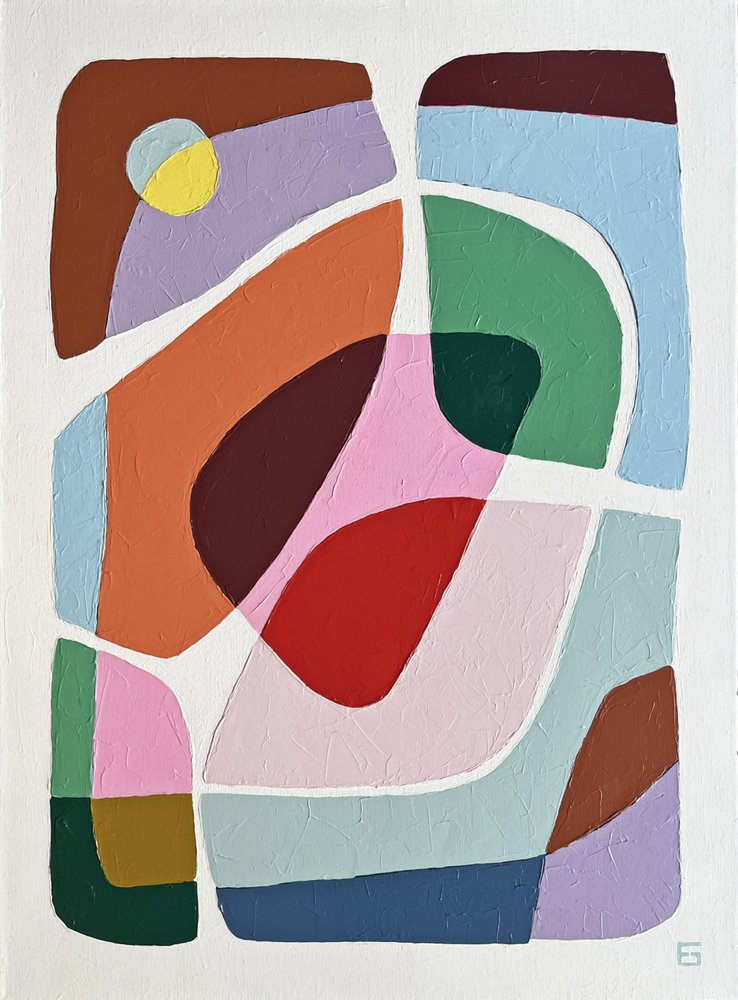 Colorful Abstract Shapes by Ellen Greup