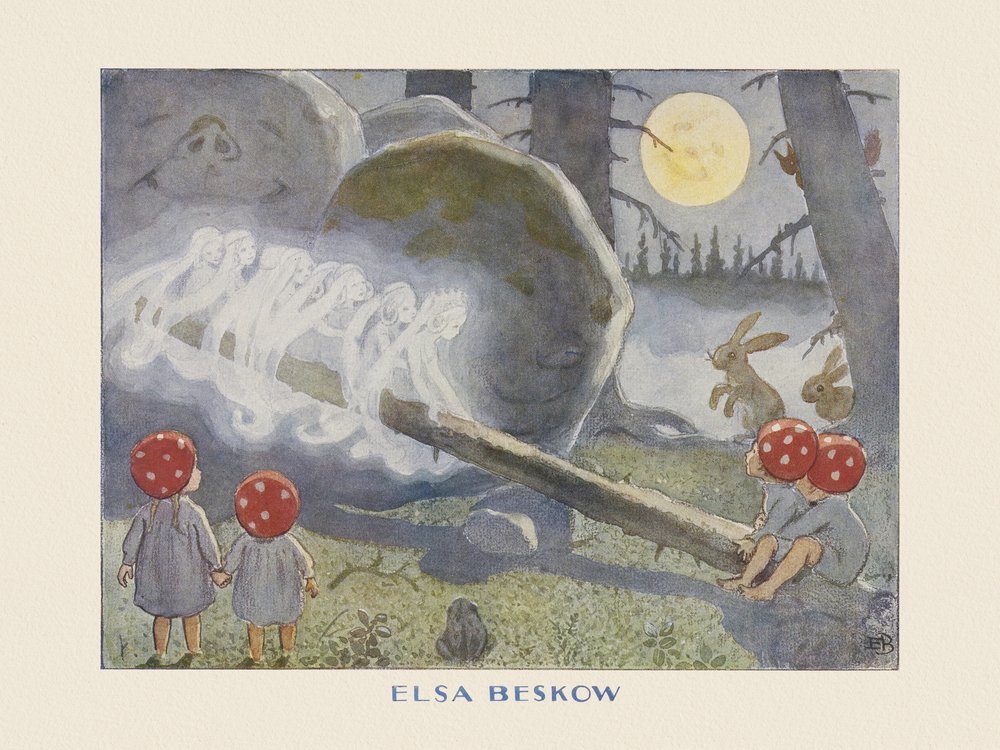 The Tomte Children Fairies by Elsa Beskow