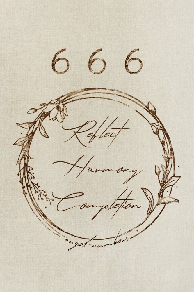 666 Angel Numbers Wreath by Ema Paraschiv