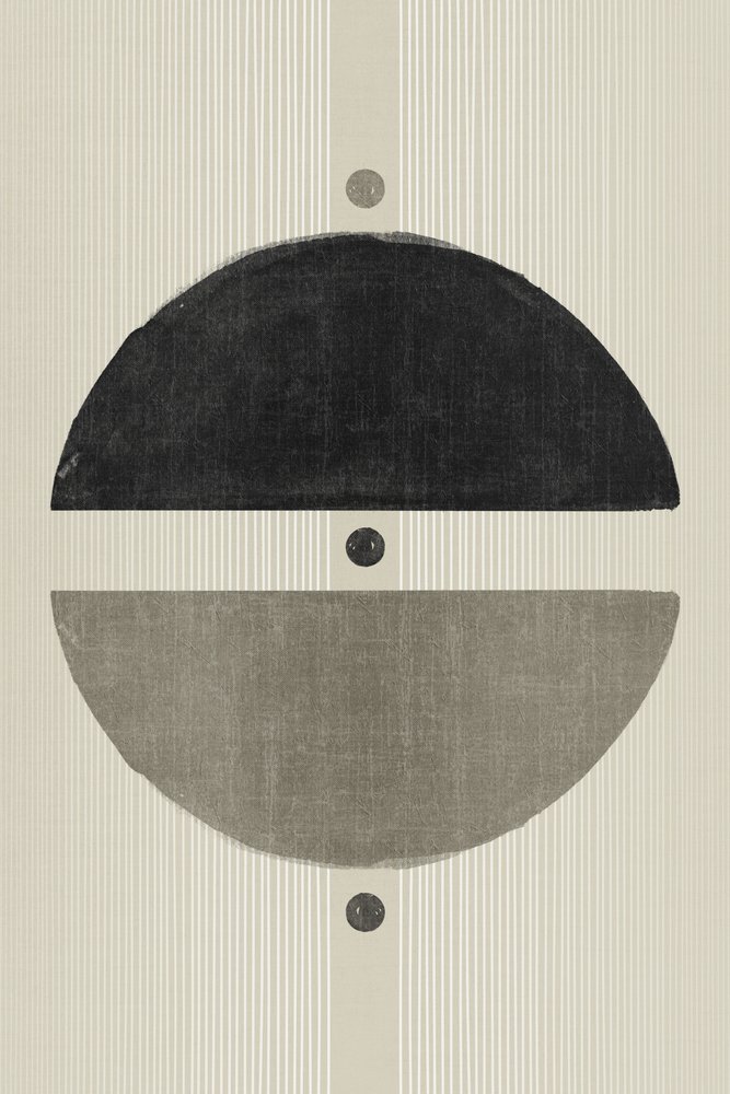 Abstract Semicircle Balance by Ema Paraschiv