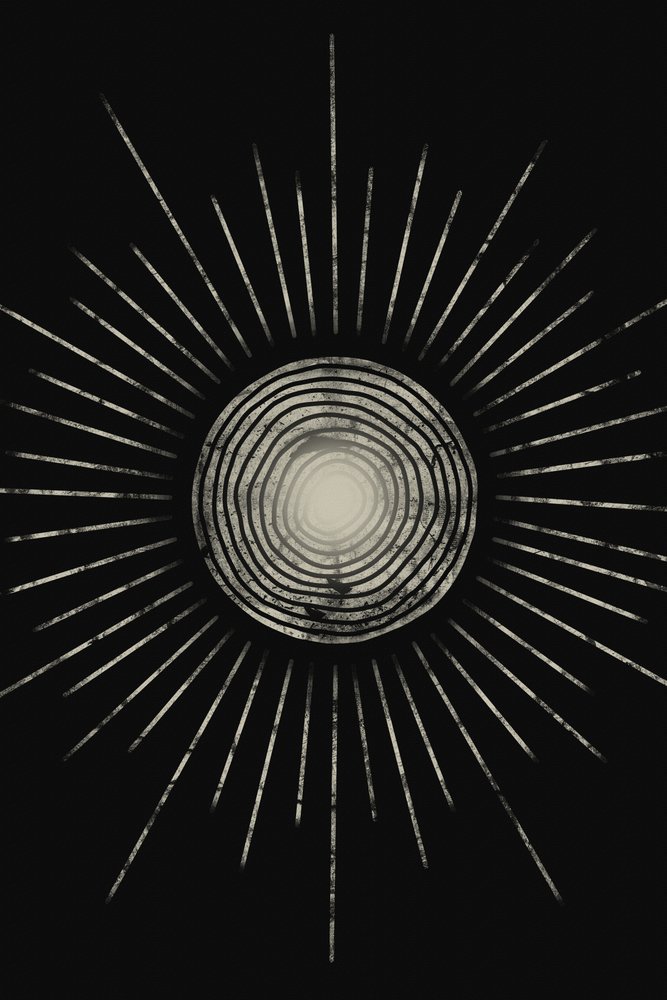 Cosmic Sun Symbol by Ema Paraschiv