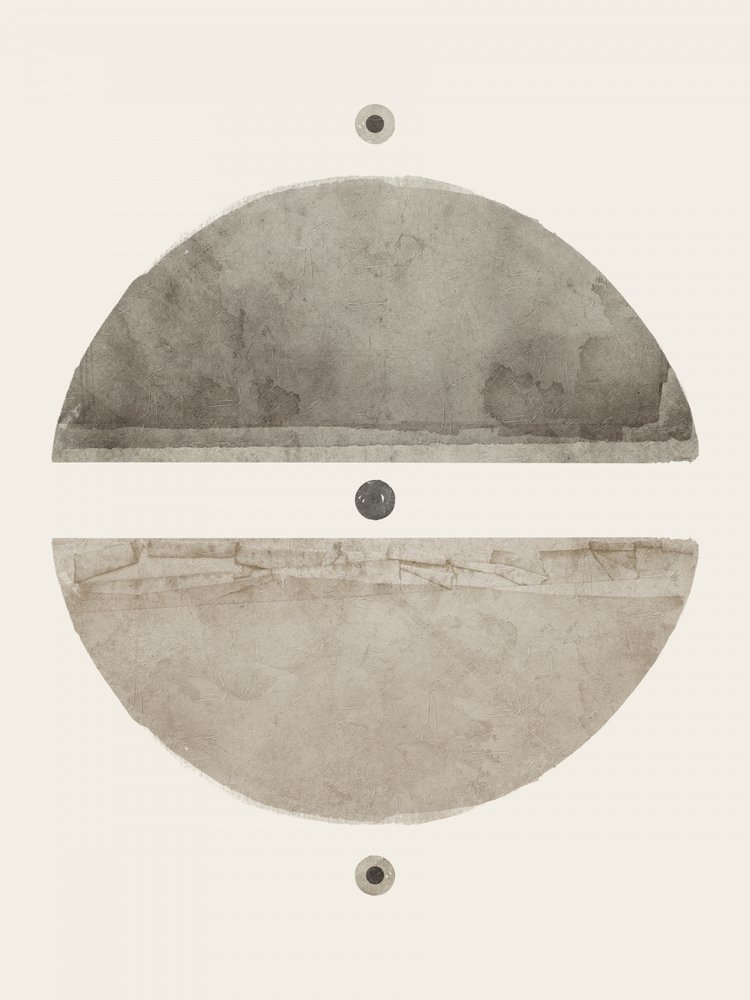 Earthy Geometric Balance by Ema Paraschiv