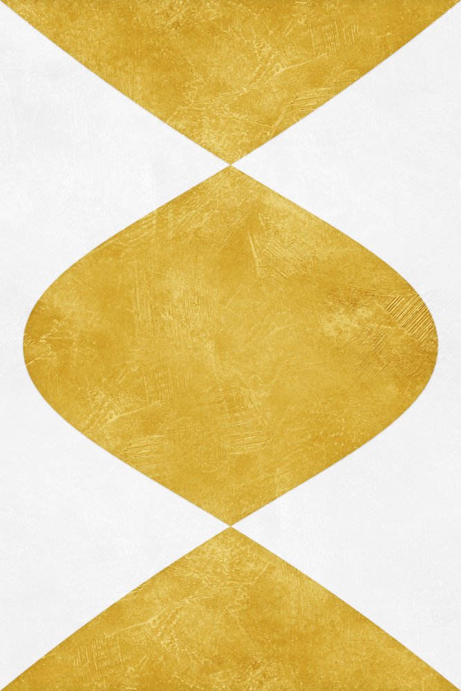 Elegant Gold Abstract by Ema Paraschiv
