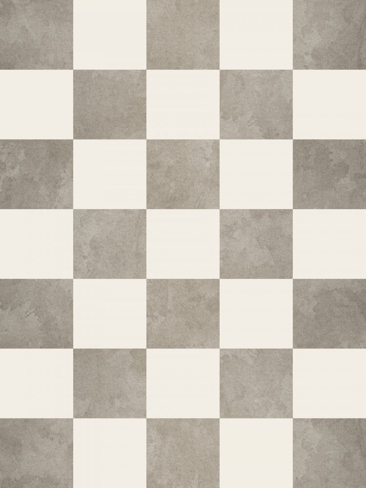 Grey Checkerboard Pattern by Ema Paraschiv