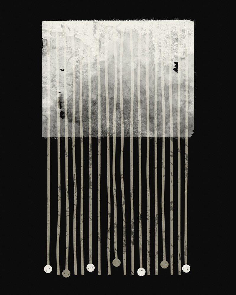 Minimalist Vertical Rhythm by Ema Paraschiv