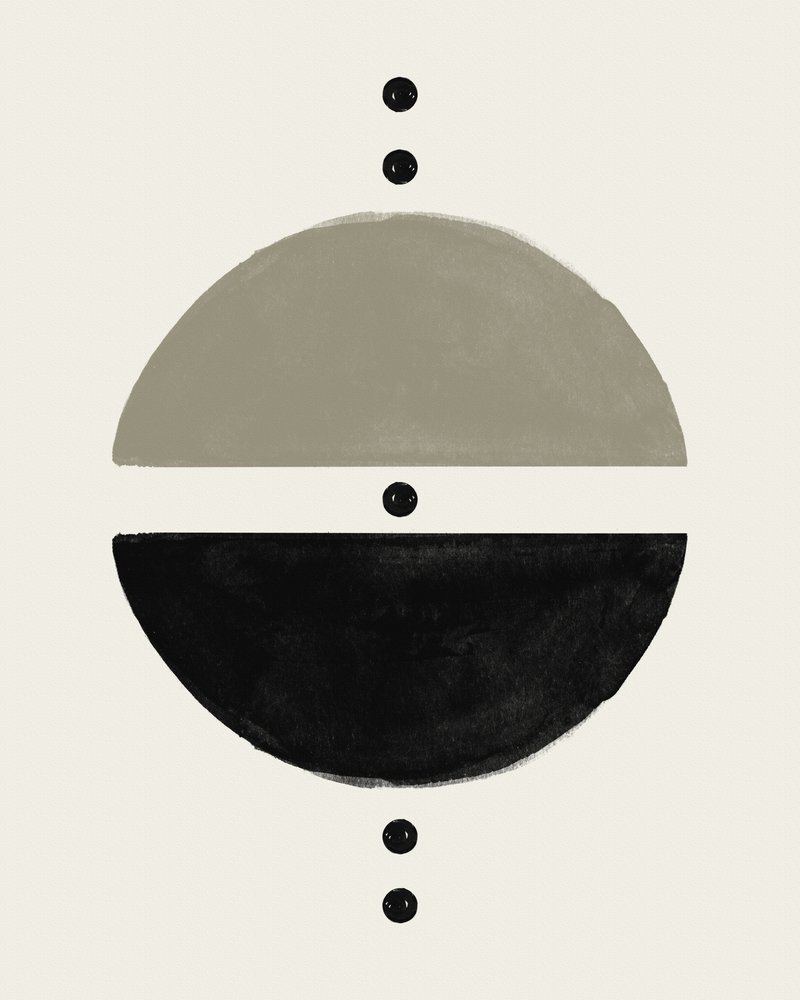 Modern Geometric Balance by Ema Paraschiv