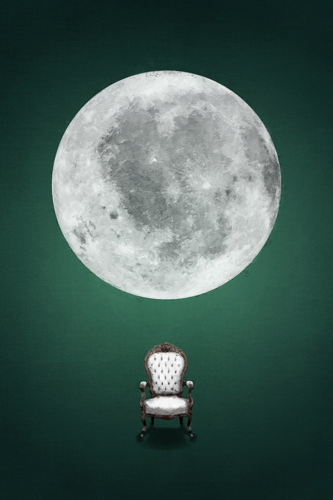 Moonlit Chair by Ema Paraschiv