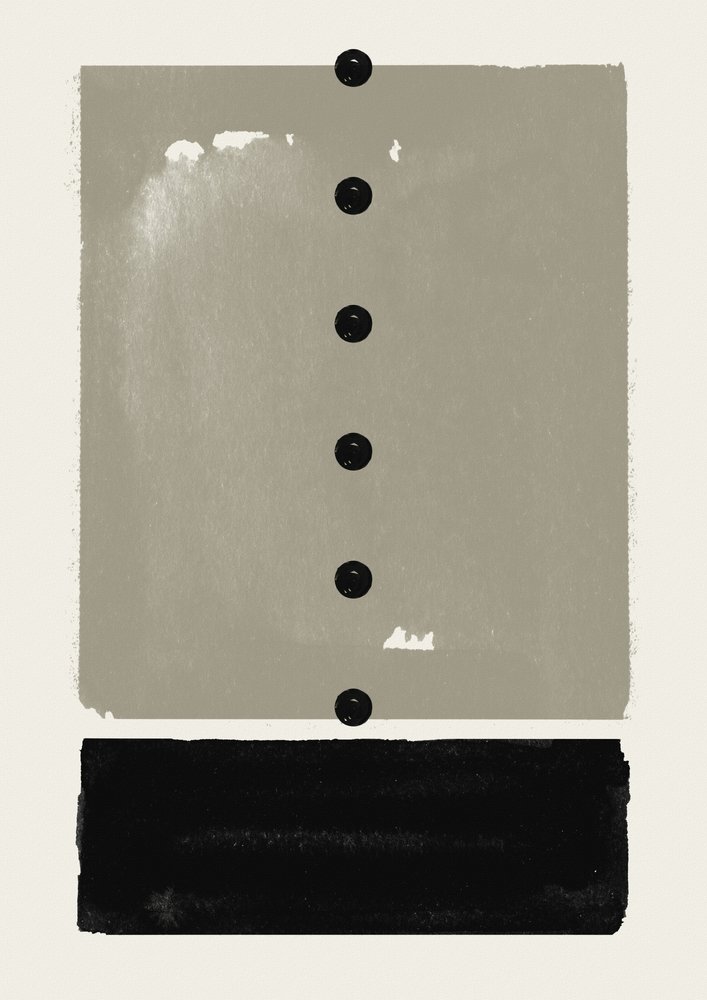 Neutral Abstract Blocks by Ema Paraschiv