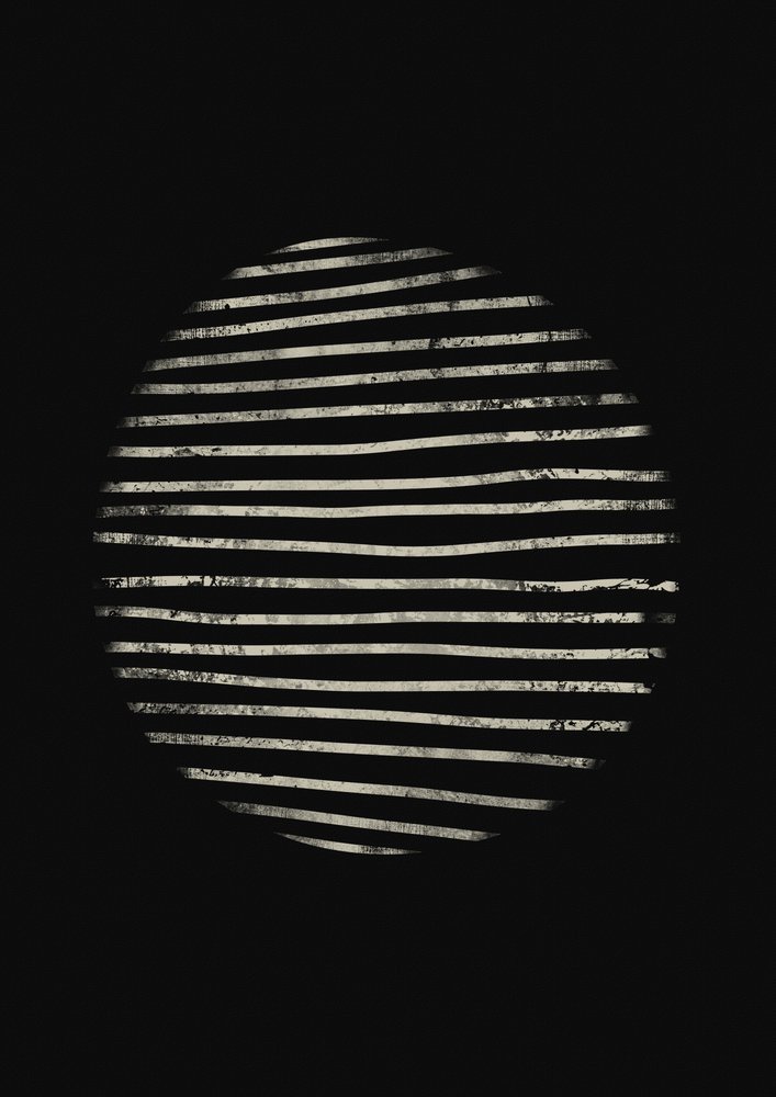Striped Dark Sun by Ema Paraschiv
