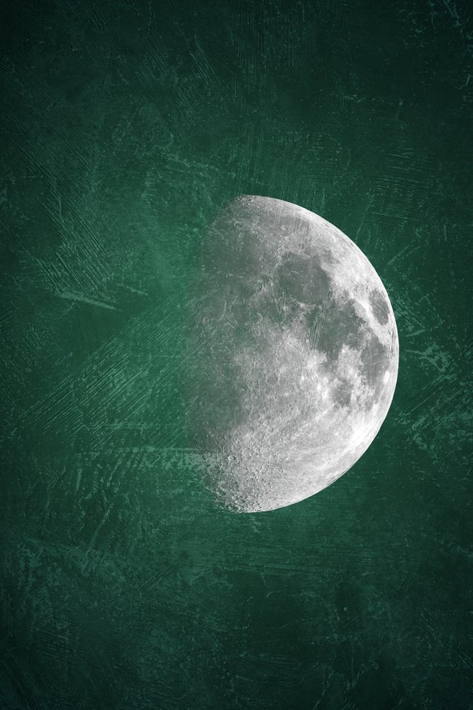 Textured Cosmic Moon by Ema Paraschiv
