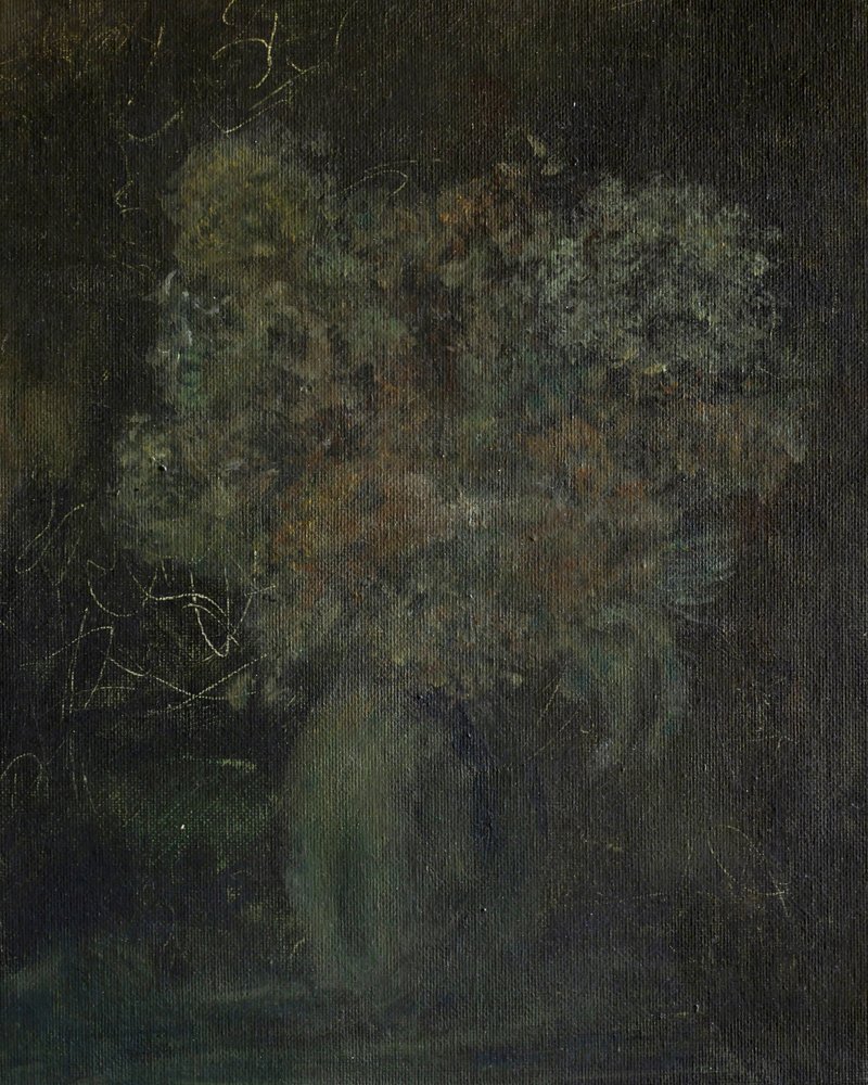 Dark Floral Still Life by Emily Tingey
