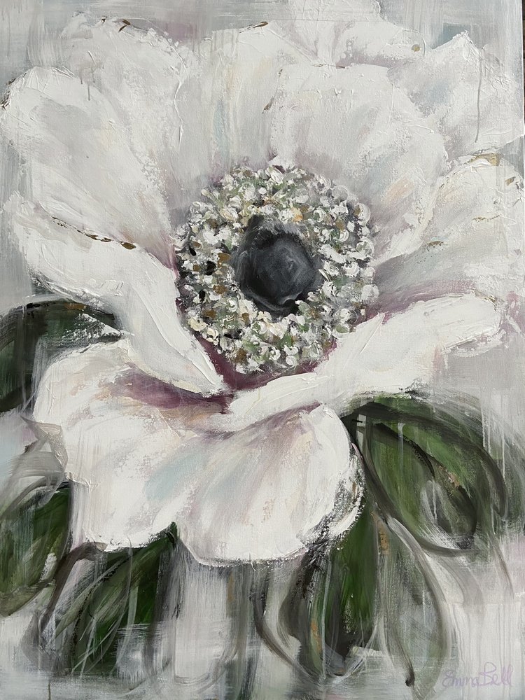 Elegant White Bloom by Emma Bell
