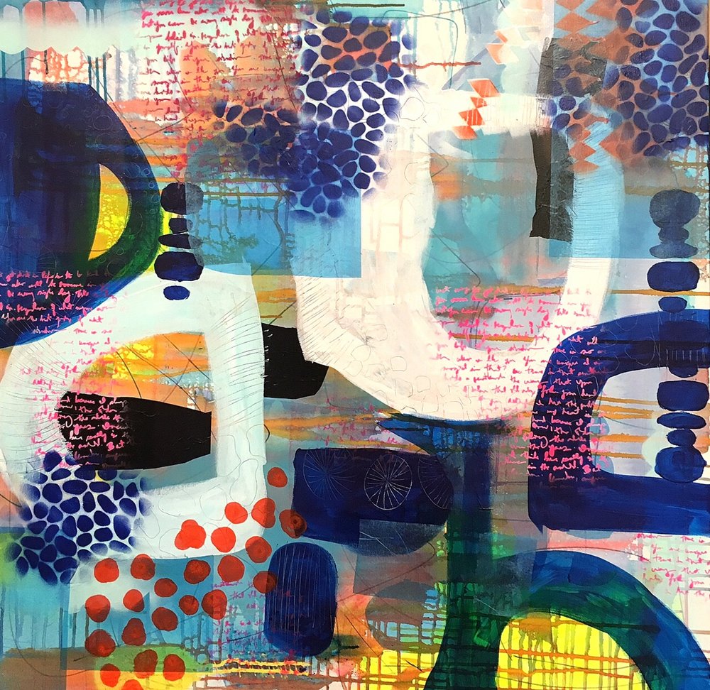 Vibrant Abstract Shapes by Eva Vig