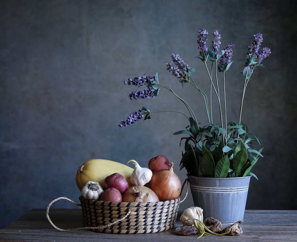 Rustic Kitchen Harvest by Fangping Zhou