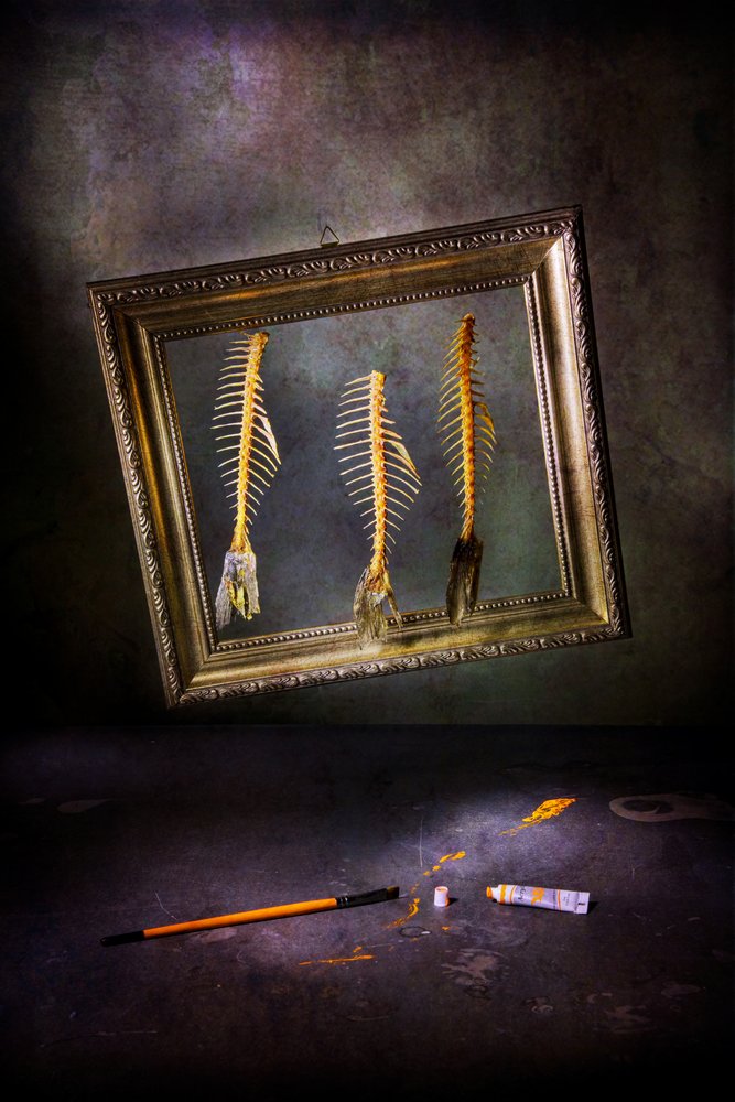 Creative Fishbone Still Life by Felice Angelino