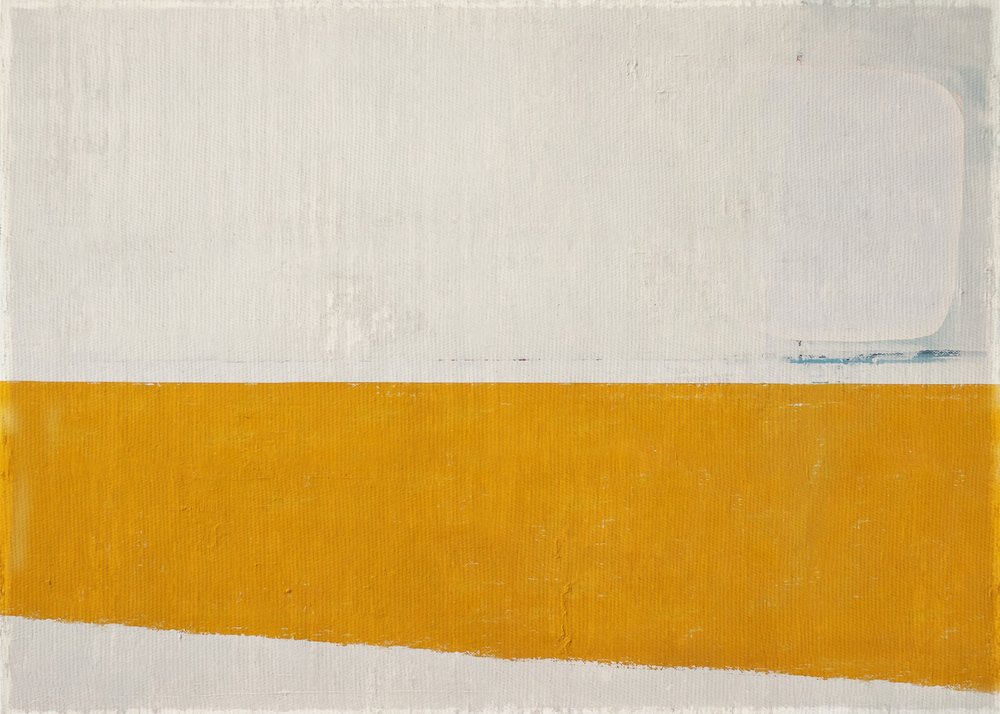 Minimalist Yellow Horizon by Fernando Vieira
