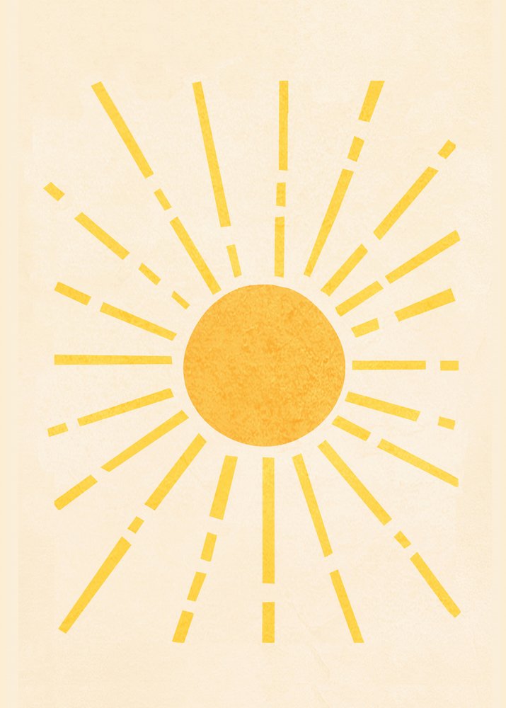 Golden Sunburst by Flow Line