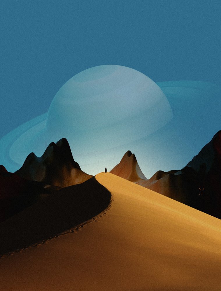Dune to Distant Planet by Fran Rodríguez