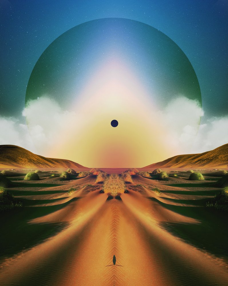 Solitary Desert Journey by Fran Rodríguez