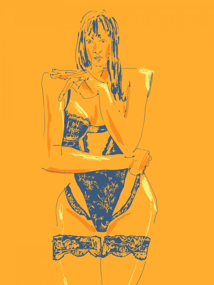 Seductive Woman In Lingerie by Francesco Gulina