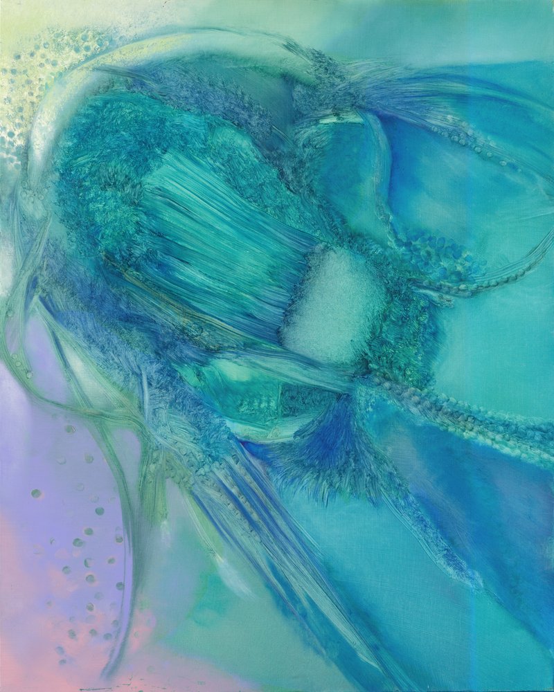 Abstract Aqua Flow by Frederic Belaubre