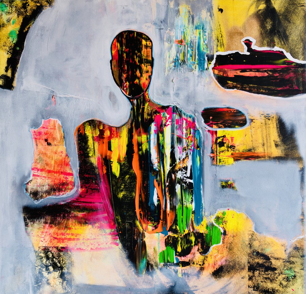 Colorful Abstract Figure by Fredrik Olsen