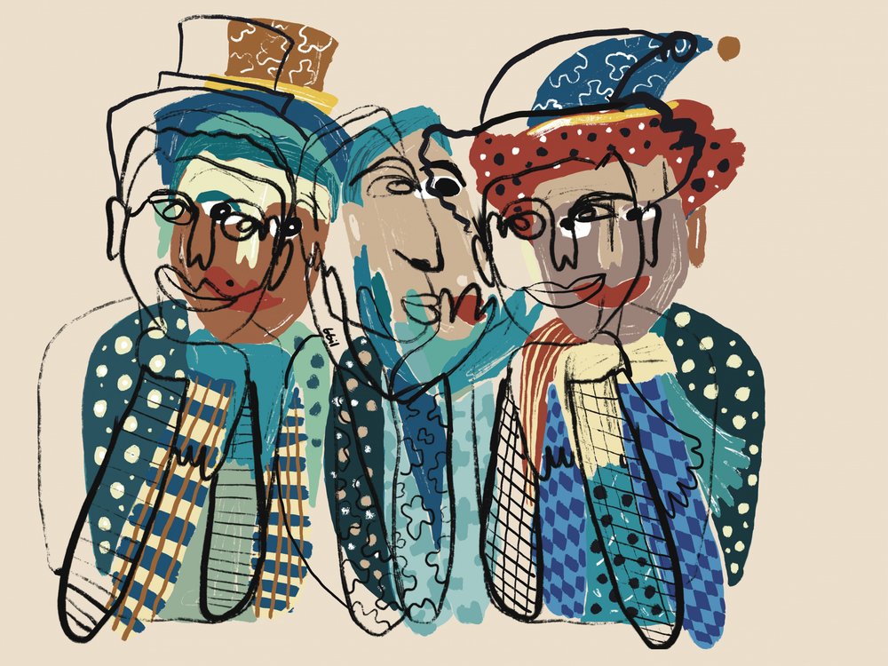 Whimsical Abstract Figures by GIovanna Gil Alves