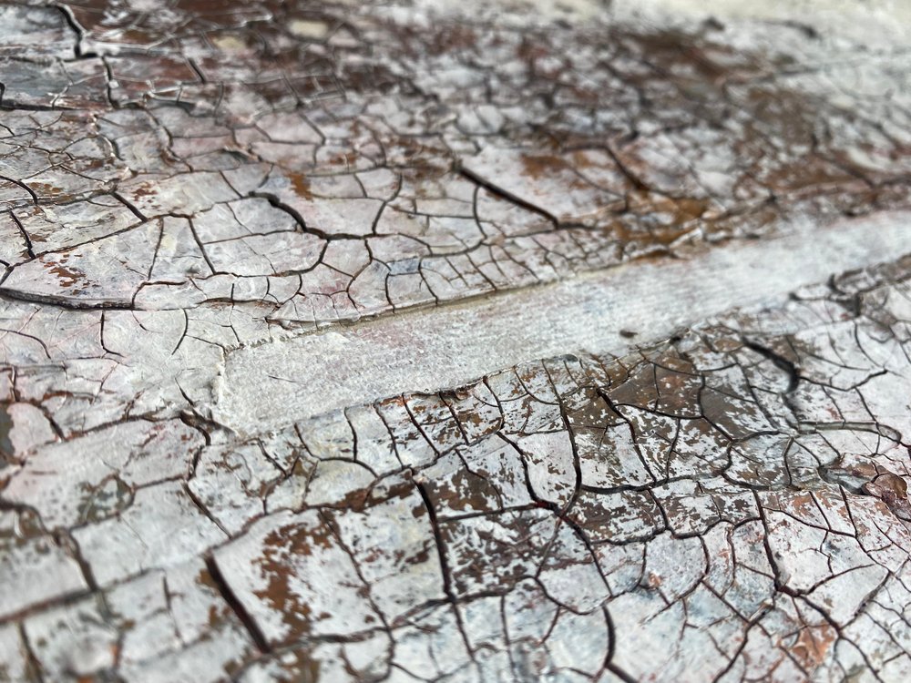 Cracked White Surface by Gabriela Aleksandra Szuba