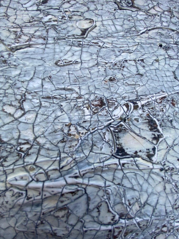 Cracked White Texture by Gabriela Aleksandra Szuba