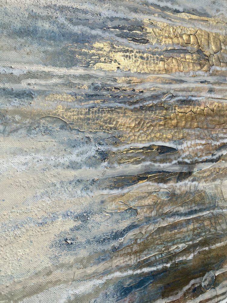 Shimmering Gold Layers by Gabriela Aleksandra Szuba