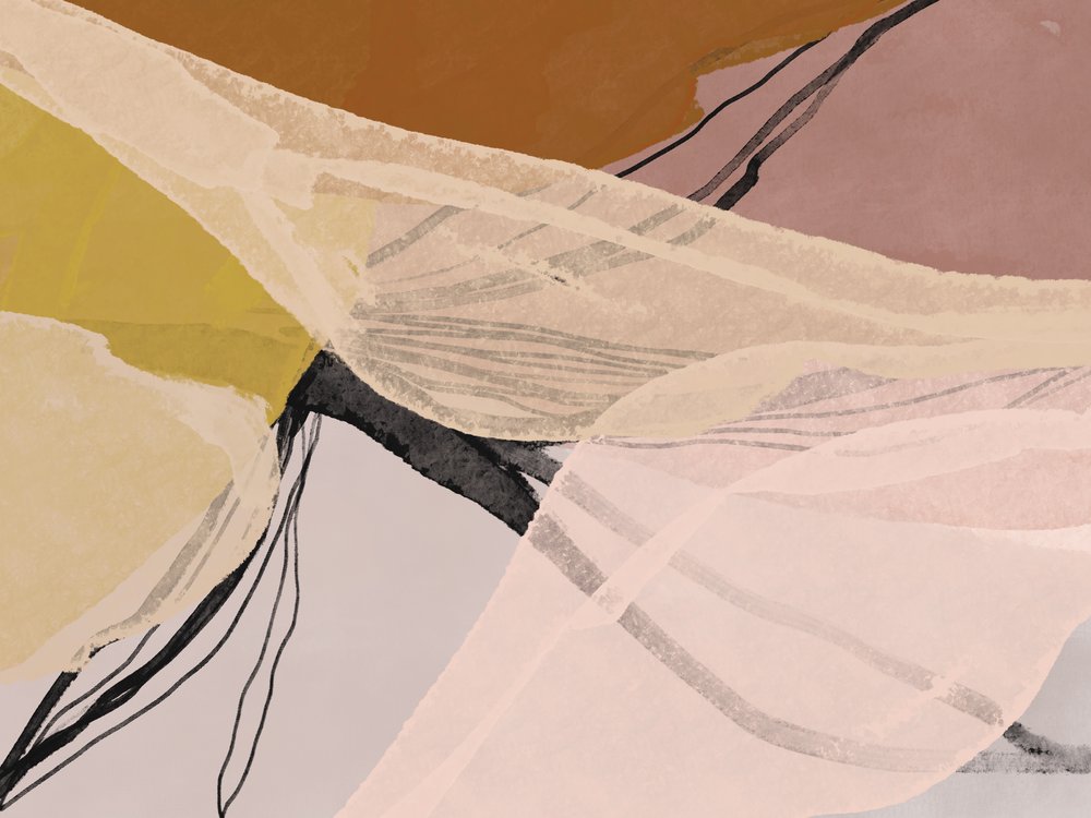 Abstract Earthy Layers by Gemma Bardot