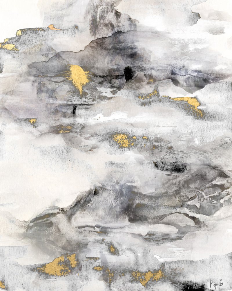 Abstract Gold Flow by Gemma Bardot
