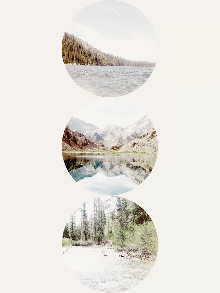 Mountain Lake Forest Stream by Gemma Bardot