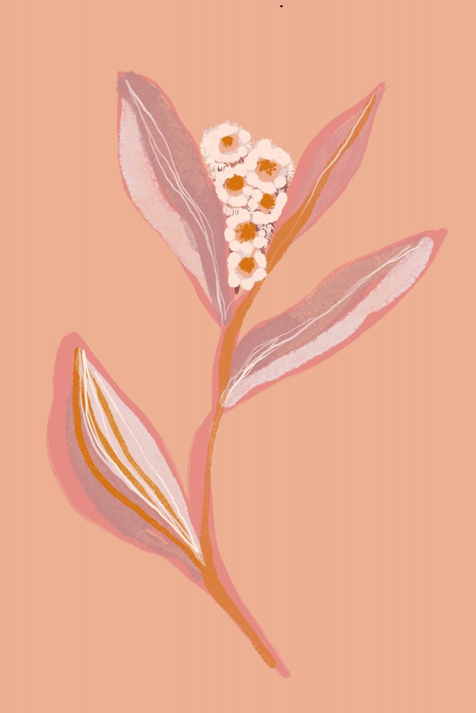 Peach Floral Bloom by Gemma Bardot