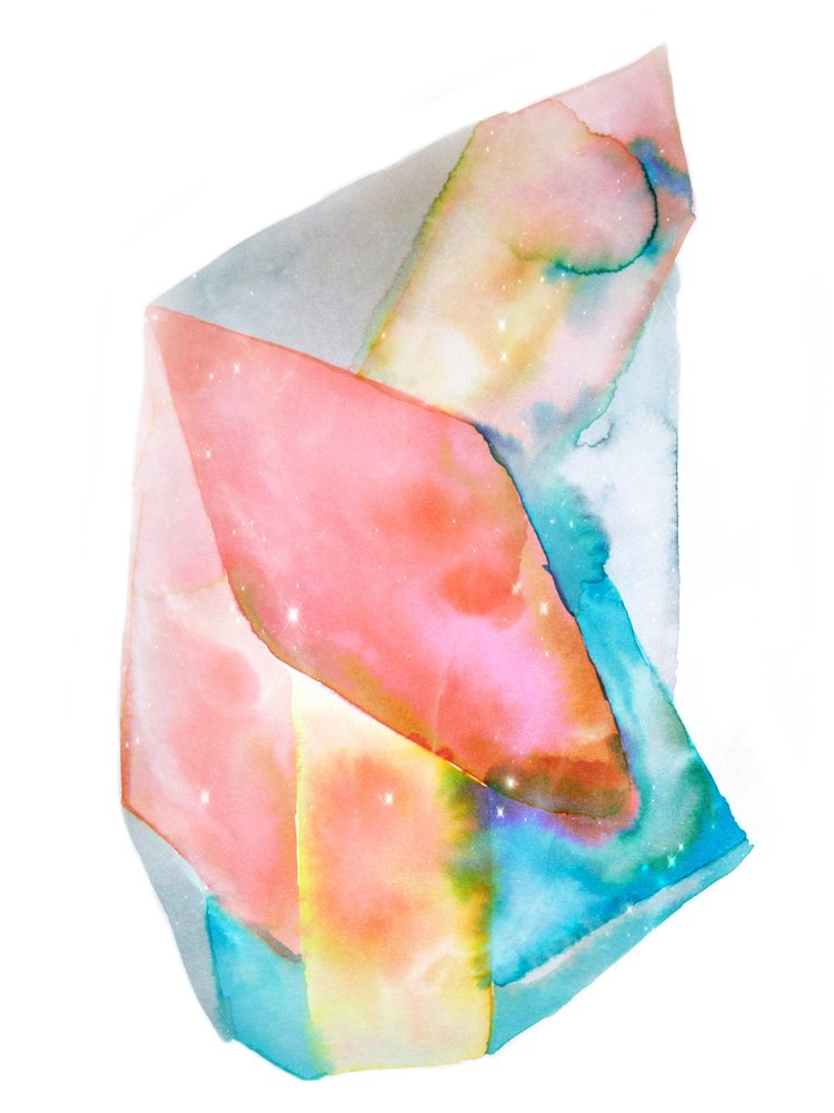 Vibrant Abstract Watercolor by Gemma Bardot